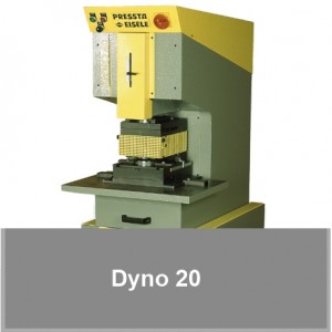 Row punching machine with hydraulic device dyno-20